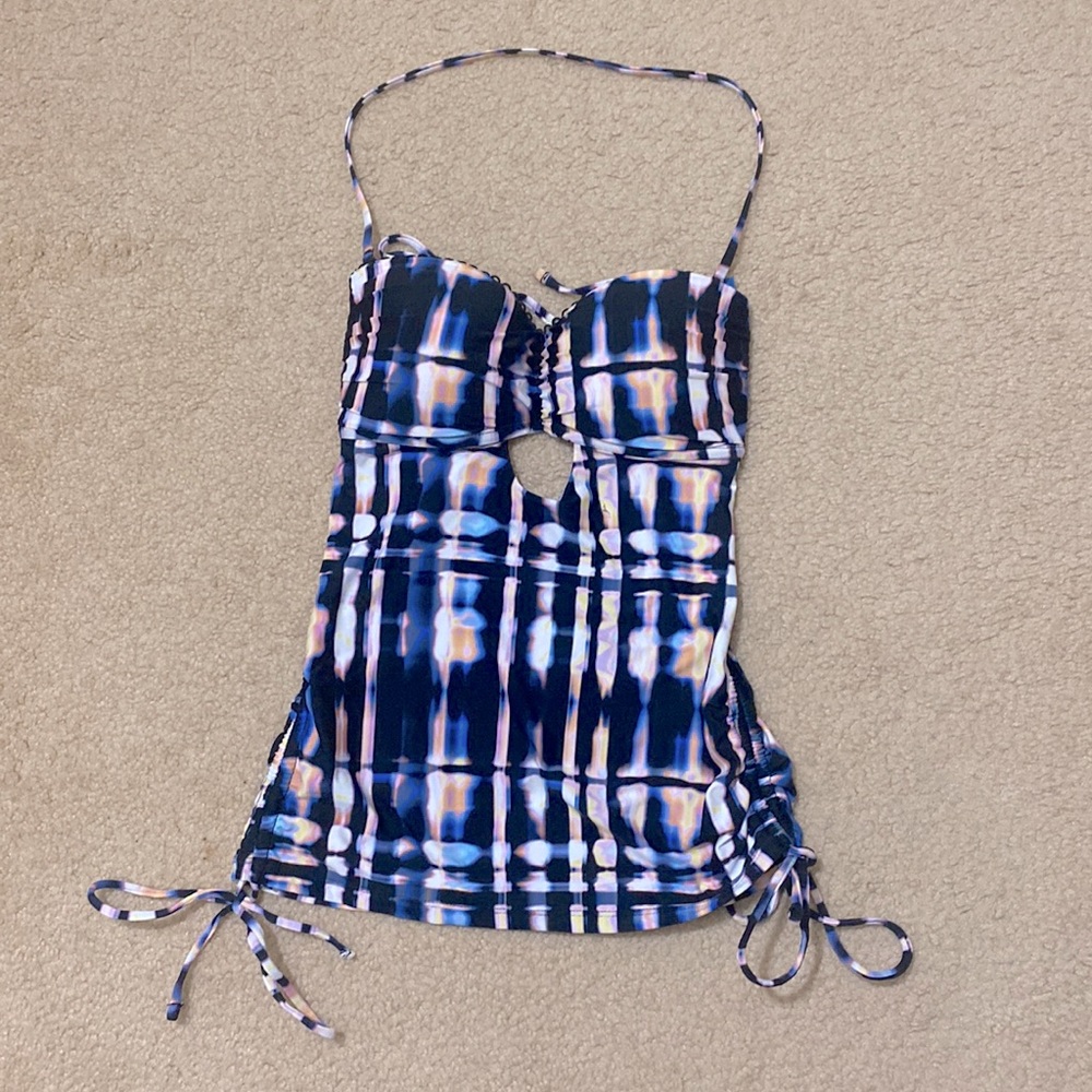 LUCKY BRAND Women's Solstice Canyon Tankini Top Size S